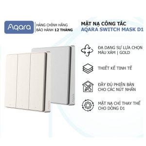 Mặt công tắc Aqara D1 màu xám/vàng/trắng
