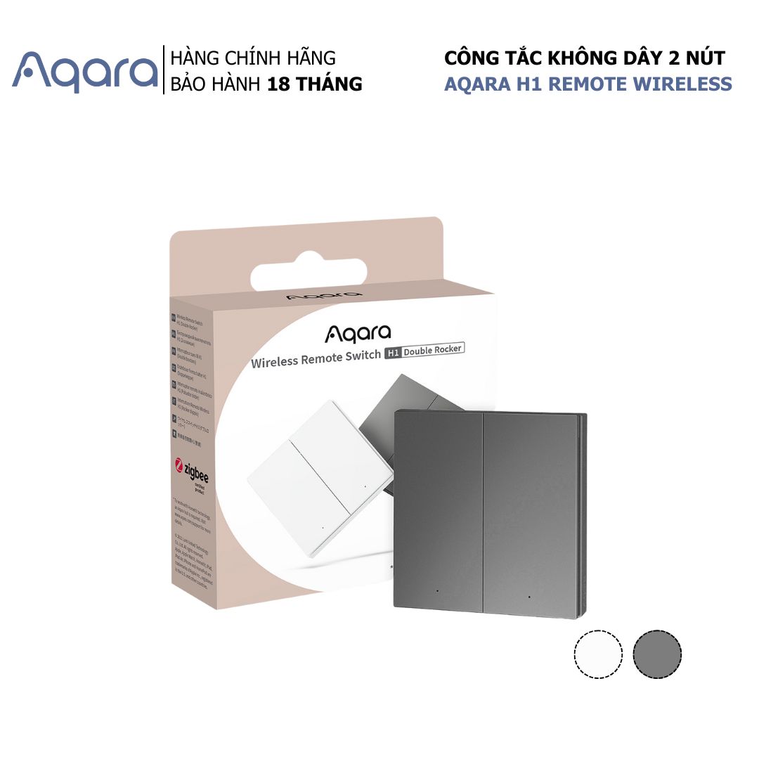 CÔNG TẮC KHÔNG DÂY 2 NÚT AQARA H1 REMOTE WIRELESS