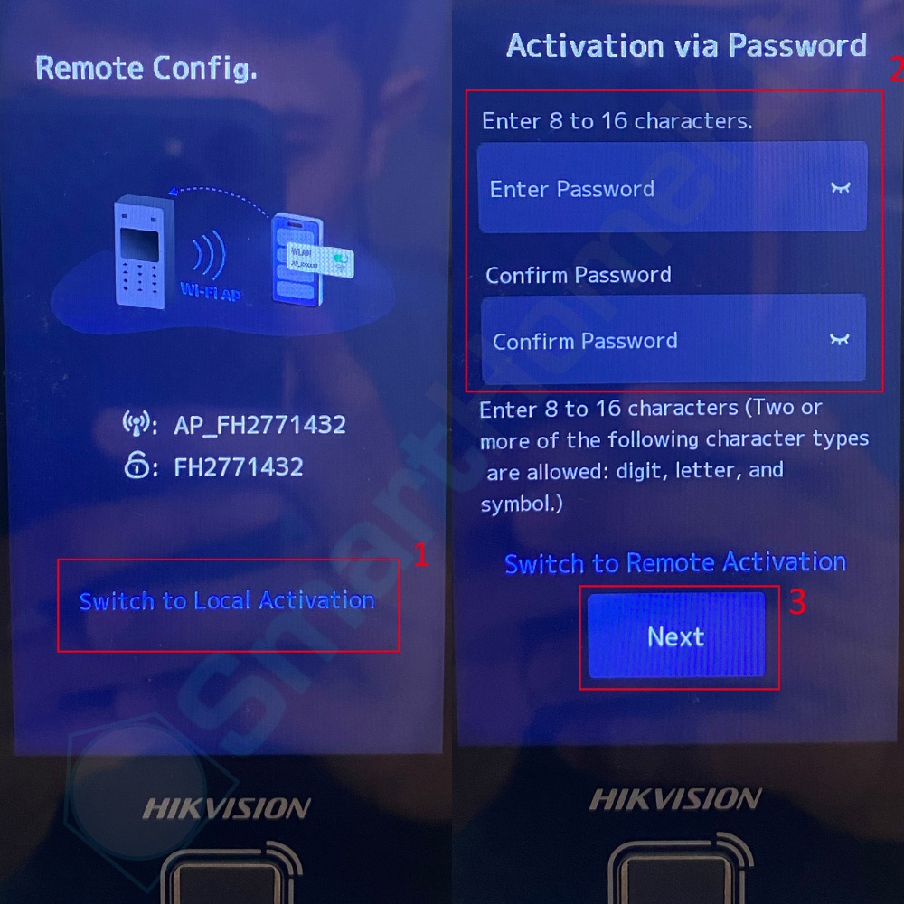 Hướng dẫn cấu hình khoá Hikvision FaceID 2 1 3