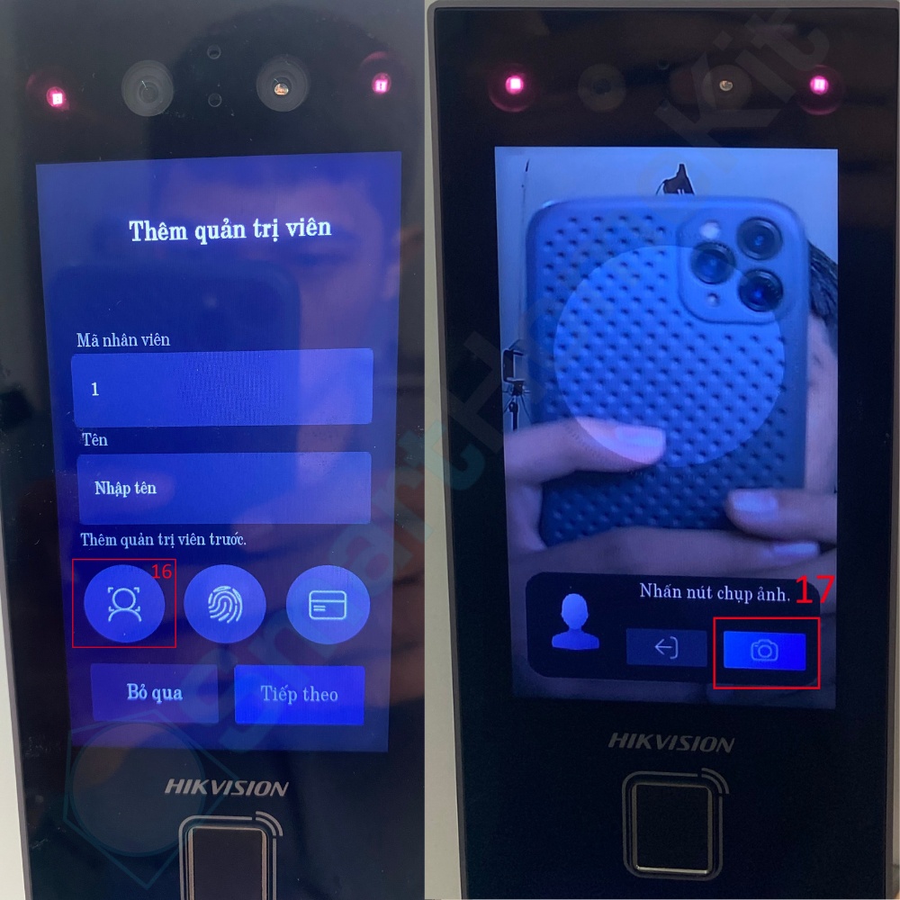 Hướng dẫn cấu hình khoá Hikvision FaceID 7 6 1